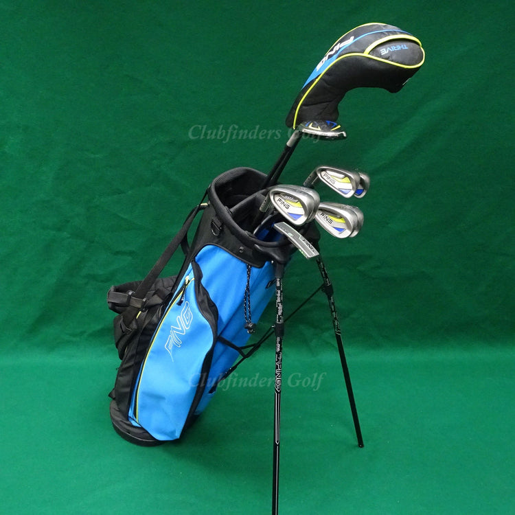 JUNIOR Ping Thrive 9-Piece Complete Golf Club Set w/ Stand Bag *READ*