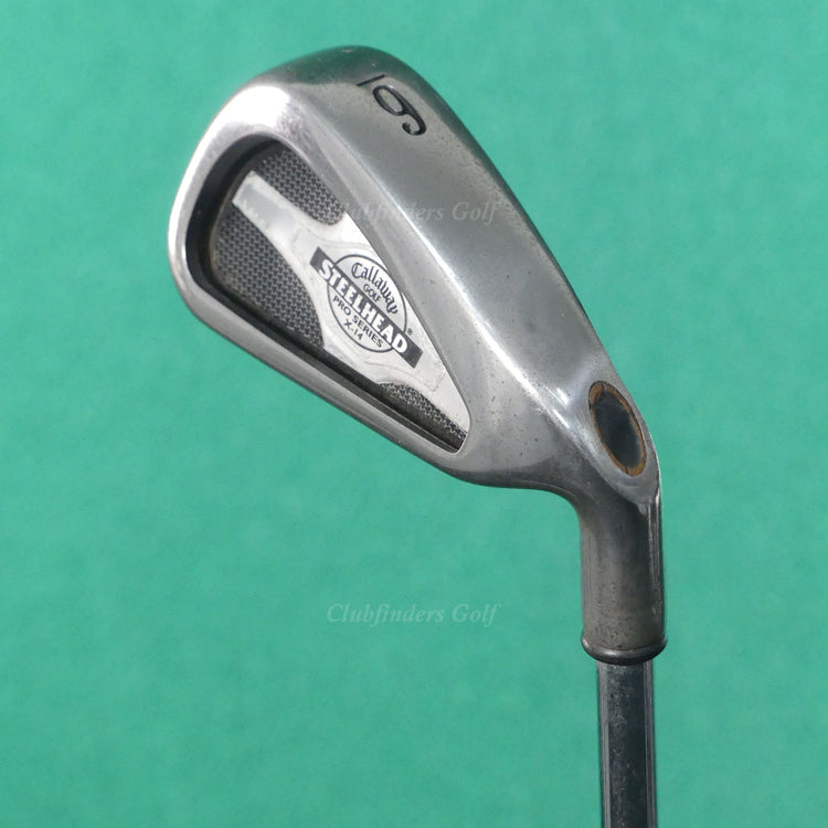 Callaway Steelhead X-14 Pro Series Single 6 Iron Factory CW Rifle Steel Stiff