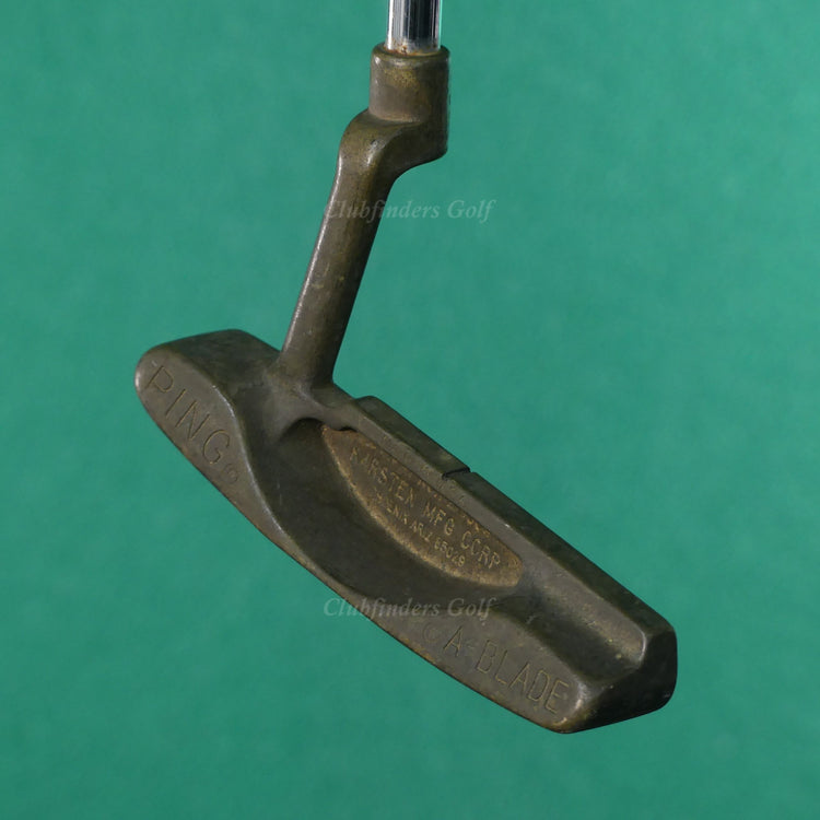 Ping A-Blade Manganese Bronze Plumbers-Neck 35" Putter Golf Club Karsten