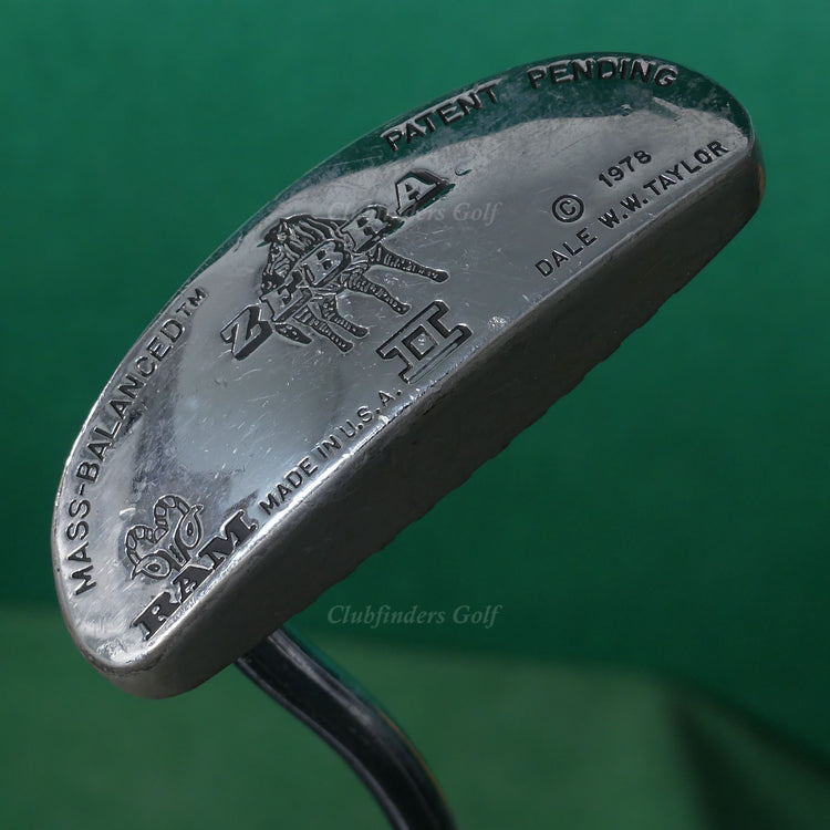 Ram Zebra II Mass Balanced Dale WW Taylor Double-Bend 35.5" Putter Golf Club