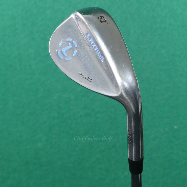 Lazarus Golf Silver Milled Forged 52° GW Gap Wedge Stepped Steel Wedge