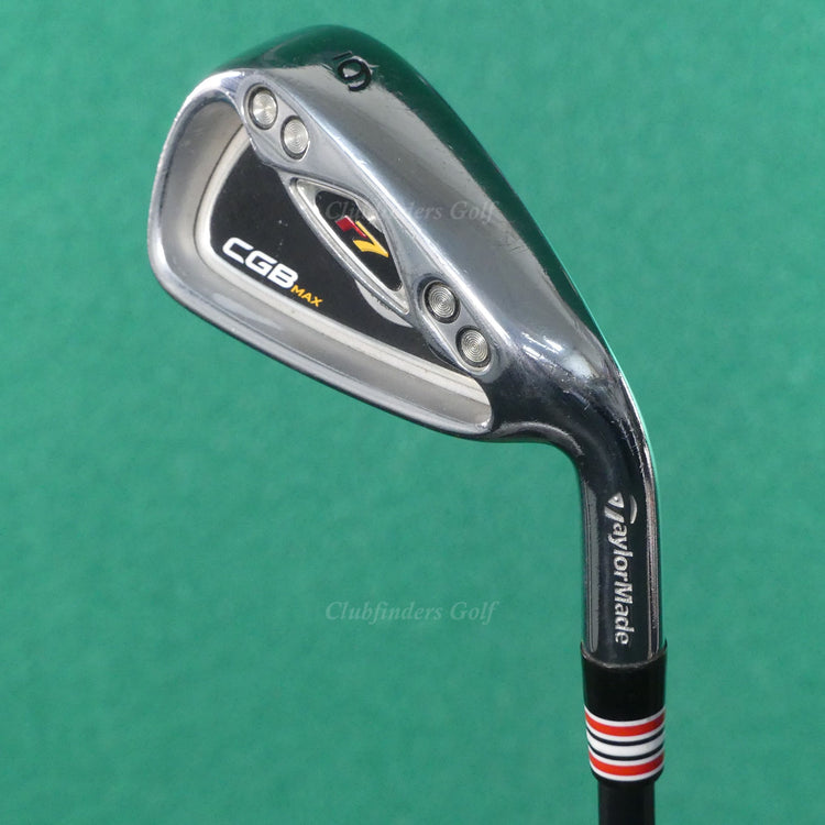 TaylorMade r7 CGB MAX 2008 Single 6 Iron REAX 55 Graphite Seniors *READ*