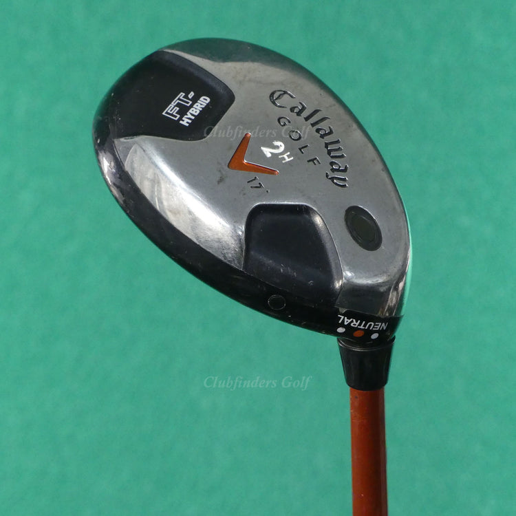 Callaway FT-Hybrid Neutral 17° Utility 2 Iron Aldila NVS 85-S Graphite Stiff