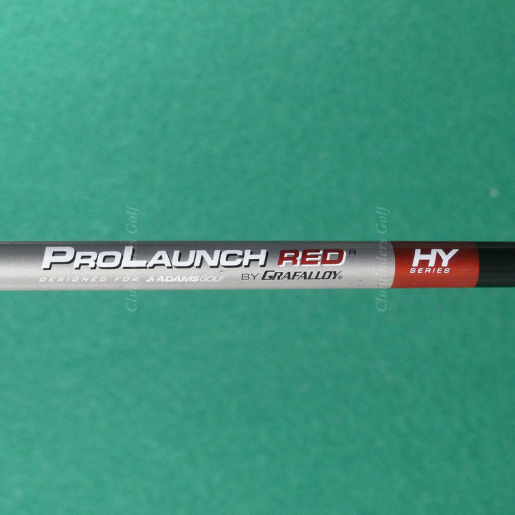 Adams Idea a12 OS Single 9 Iron Grafalloy ProLaunch Red HY Graphite Regular