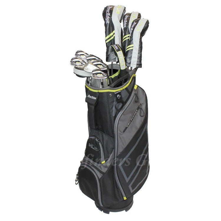 NEW Tour Edge HL3 To-Go 11-Piece Senior Flex Complete Golf Club Set w/ Cart Bag