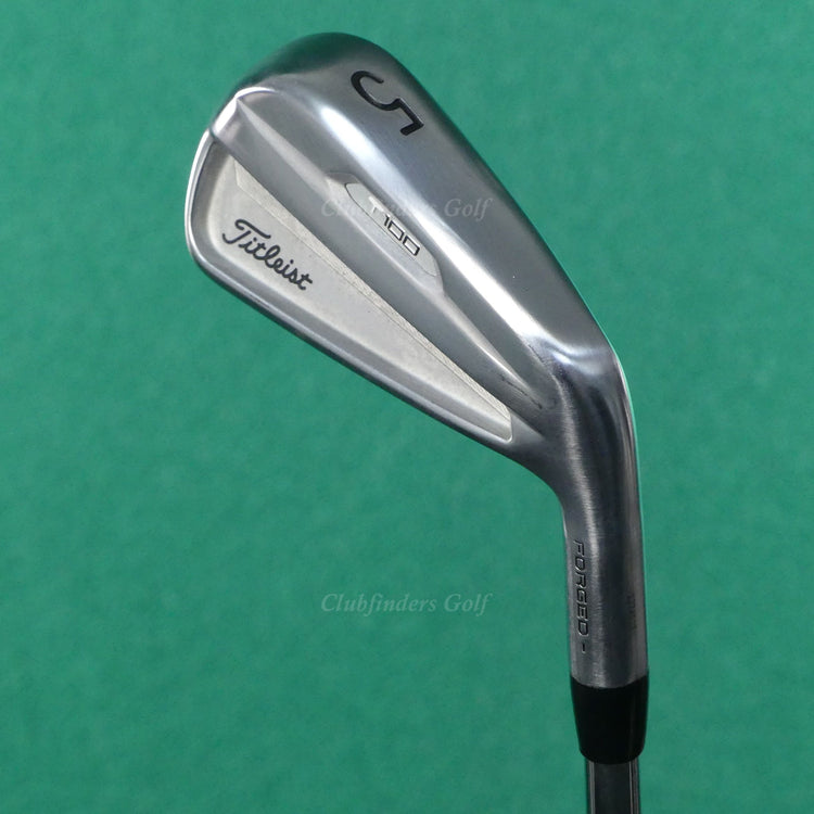 Titleist 2021 T100 Forged Single 5 Iron KBS $-Taper 130 Steel Extra Stiff