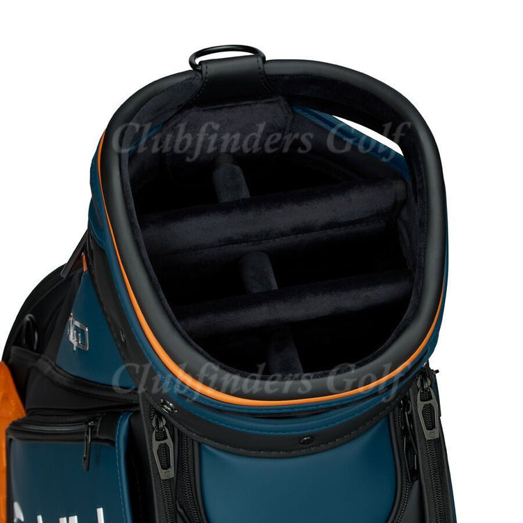 NEW TaylorMade 2026 Qi4D Tour Blue/Black/Orange 6-Way Staff Bag w/ Raincover