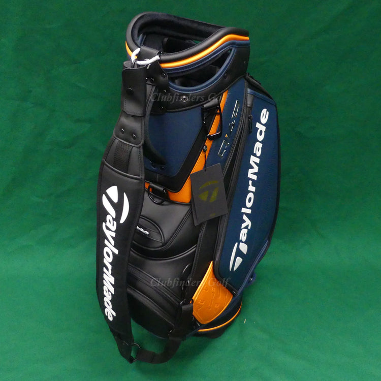 NEW TaylorMade 2026 Qi4D Tour Blue/Black/Orange 6-Way Staff Bag w/ Raincover