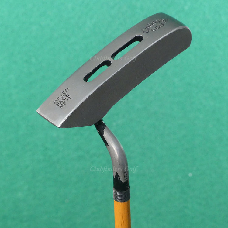 Callaway Milled Face MF-1 Carbon Steel Hickory Stick 35.5" Putter Golf *READ*