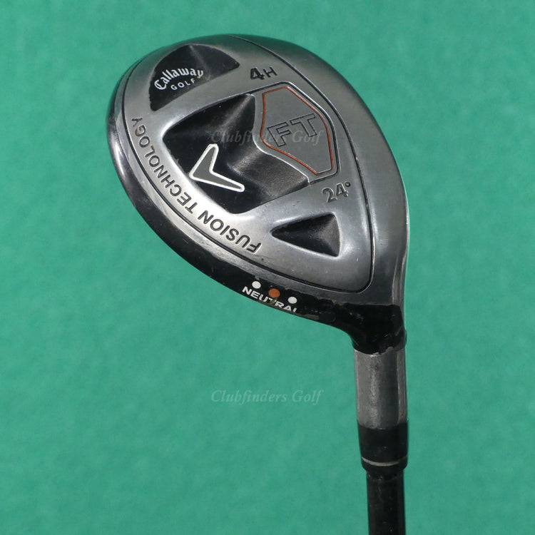 Callaway FT 2008 Neutral 24° Hybrid 4 Iron Fujikura Fit-On M Graphite Stiff