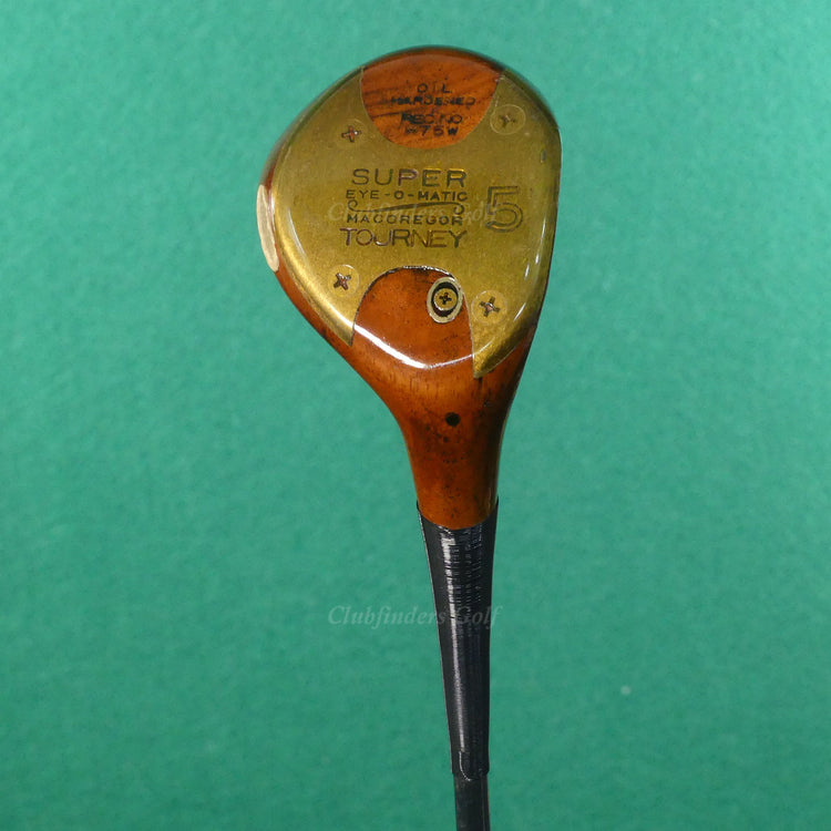 VINTAGE MacGregor OH M75W Super Eye-O-Matic Tourney Armour 5 Wood Steel *READ*