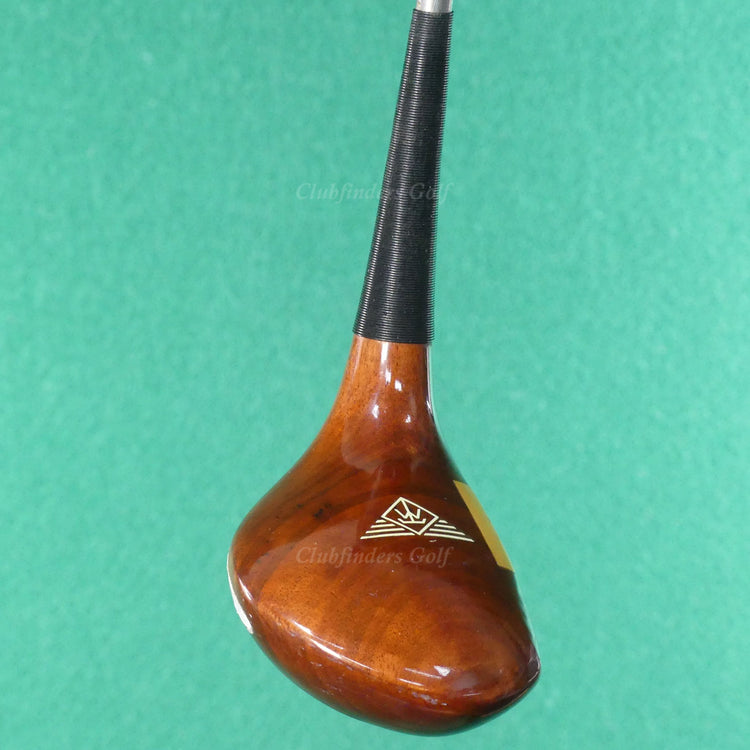 VINTAGE MacGregor Tourney Eye-O-Matic M85W Persimmon Fairway 4 Wood Steel Stiff