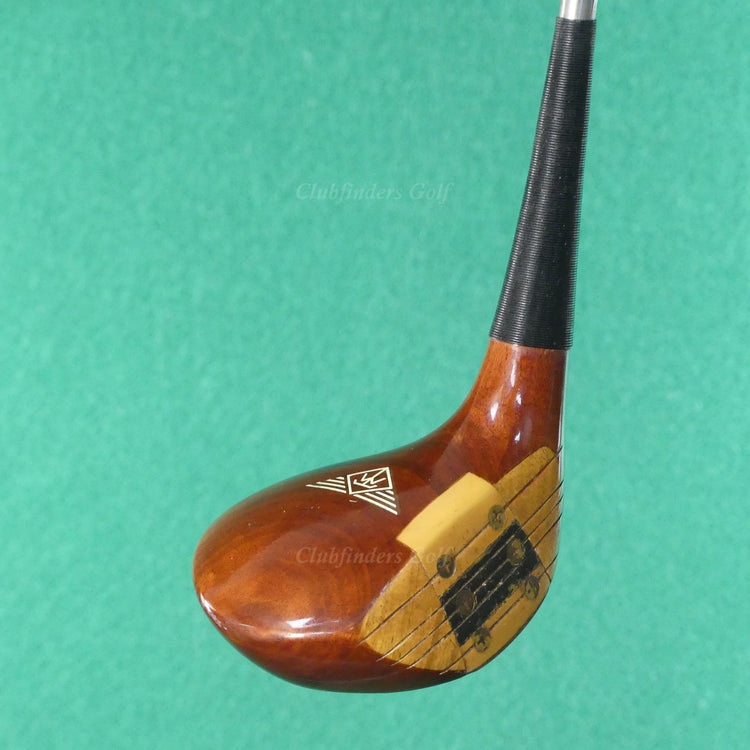 VINTAGE MacGregor Tourney Eye-O-Matic M85W Persimmon Fairway 4 Wood Steel Stiff
