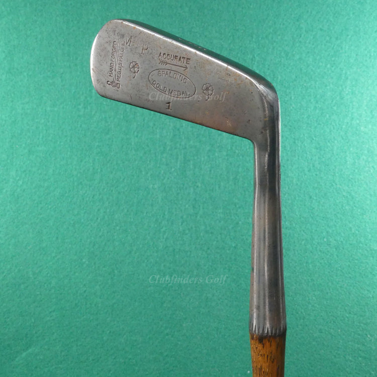 VINTAGE AG Spalding Gold Medal Accurate Hand Forged 33" Putter Golf Club