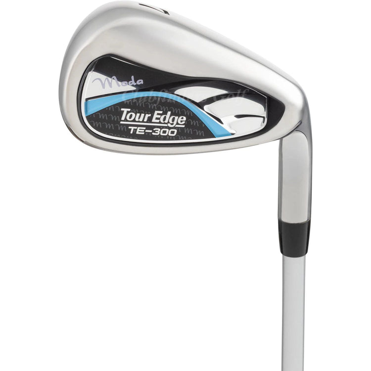 NEW Lady Tour Edge TE-300 Moda Silver/Aqua Blue 11 Piece Complete Set & Cart Bag