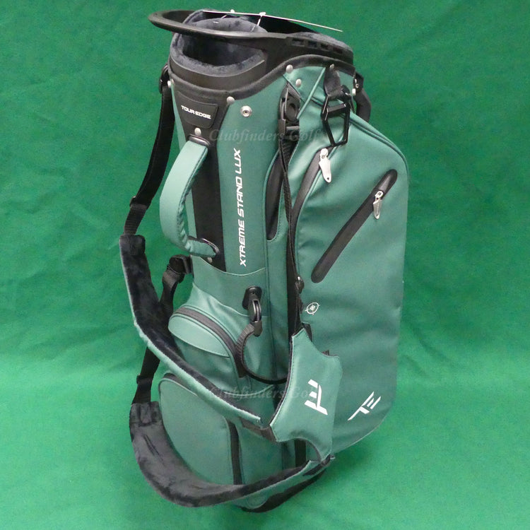 NEW Tour Edge Xtreme Lux Forest Green 5-Way Golf Stand Bag w/ Raincover