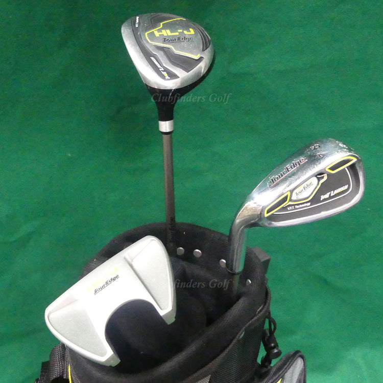 JUNIOR LH Tour Edge Hot Launch HL-J 3-Piece Complete Golf Club Set w/ Stand Bag