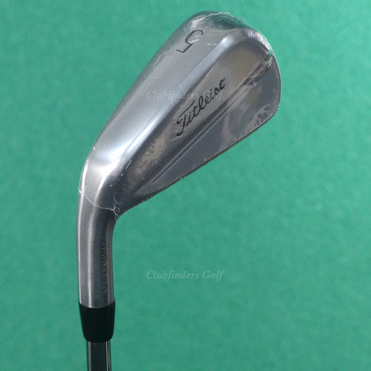 NEW LH Titleist 2025 T250 Forged Single 5 Iron TT AMT Black G2 Steel Stiff