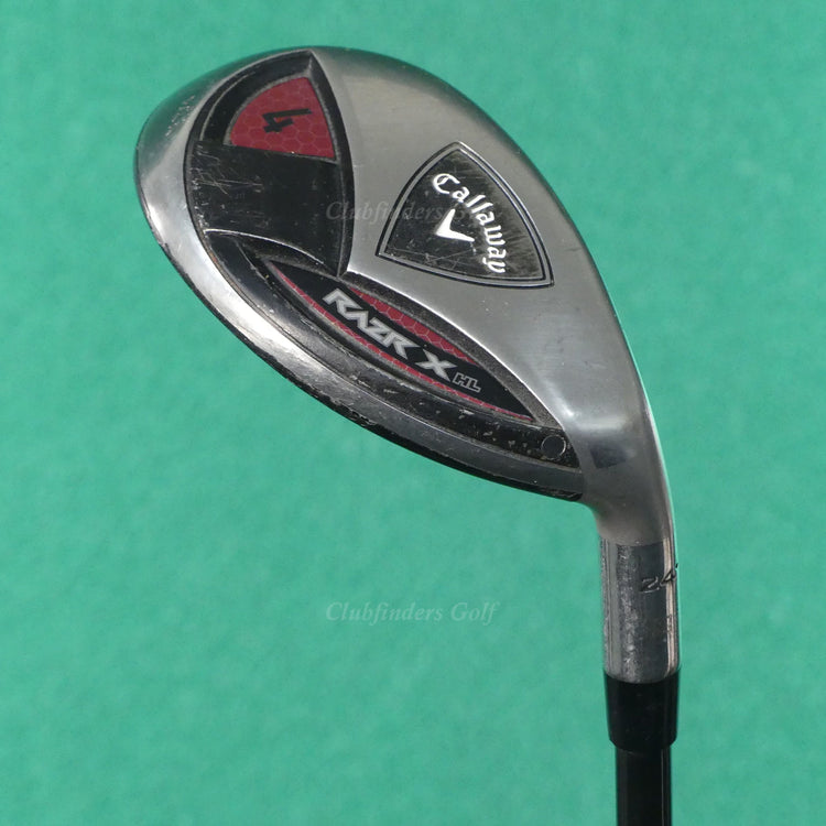 Callaway RAZR X HL 24° Hybrid 4 Iron Factory H70G Graphite Stiff