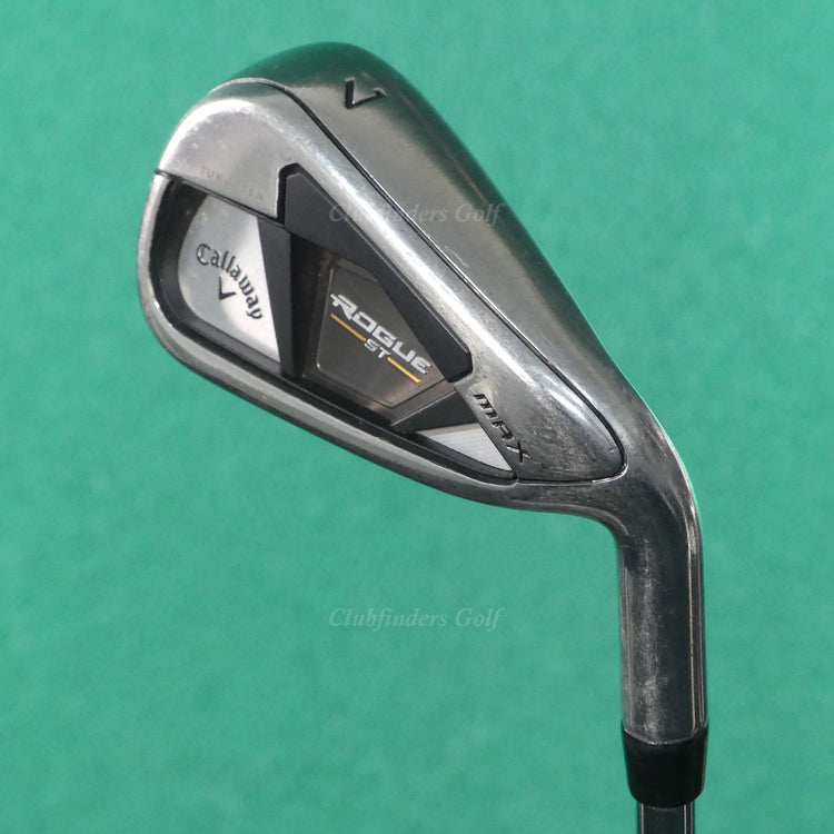 Callaway Rogue ST MAX Single 7 Iron True Temper Elevate MPH 95 Steel Regular