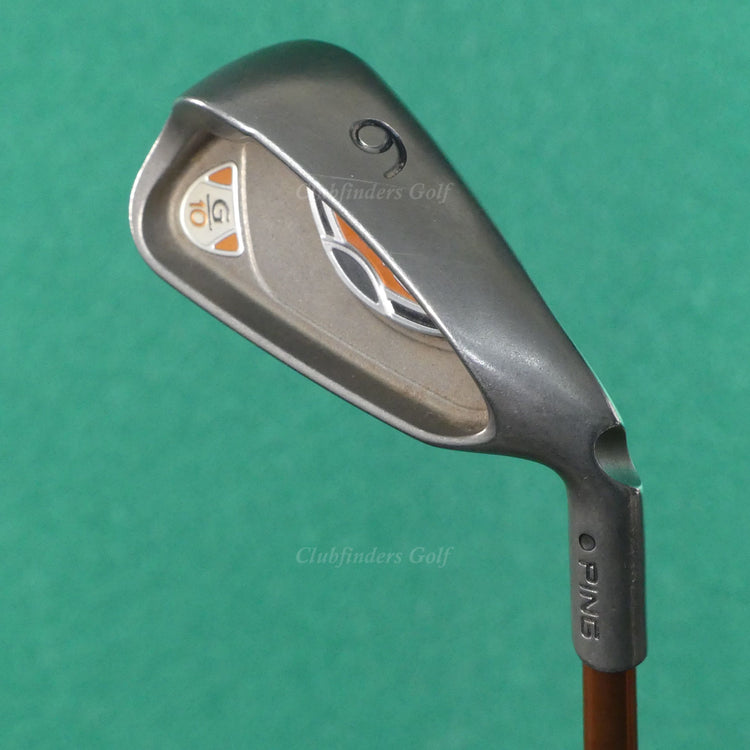 Ping G10 Black Dot Single 6 Iron TFC 129I Graphite Soft Regular