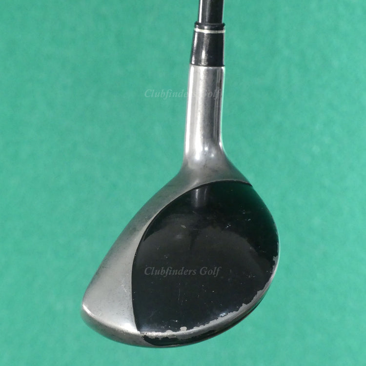 LH TaylorMade r7 Draw Rescue 22° Hybrid 4 Iron Factory REAX 55 Graphite Seniors
