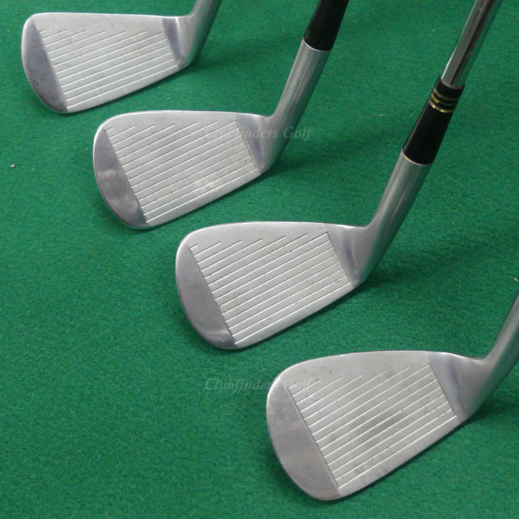 VINTAGE MacGregor Synchrolite REG M95 3-PW Iron Set Stepped Steel Stiff