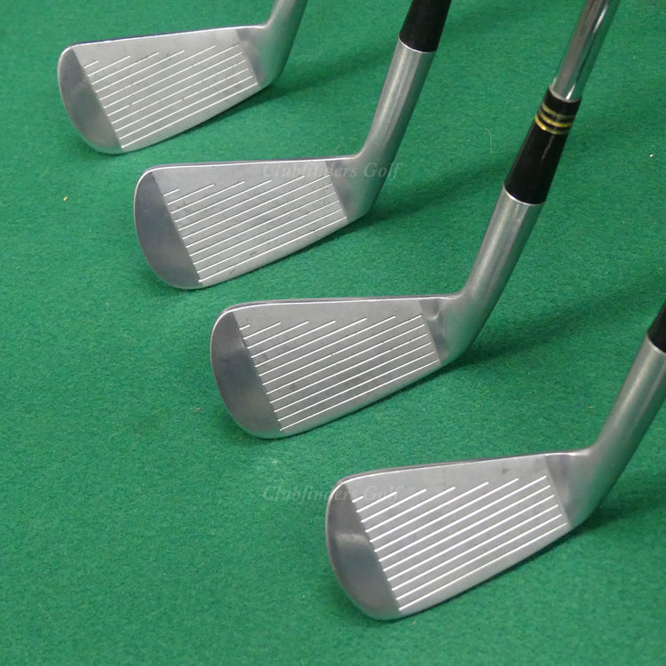 VINTAGE MacGregor Synchrolite REG M95 3-PW Iron Set Stepped Steel Stiff