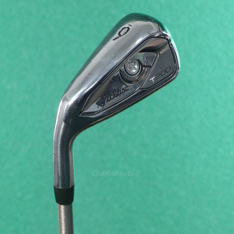 LH Titleist T200 Single 6 Iron AeroTech SteelFiber i95 Composite Stiff