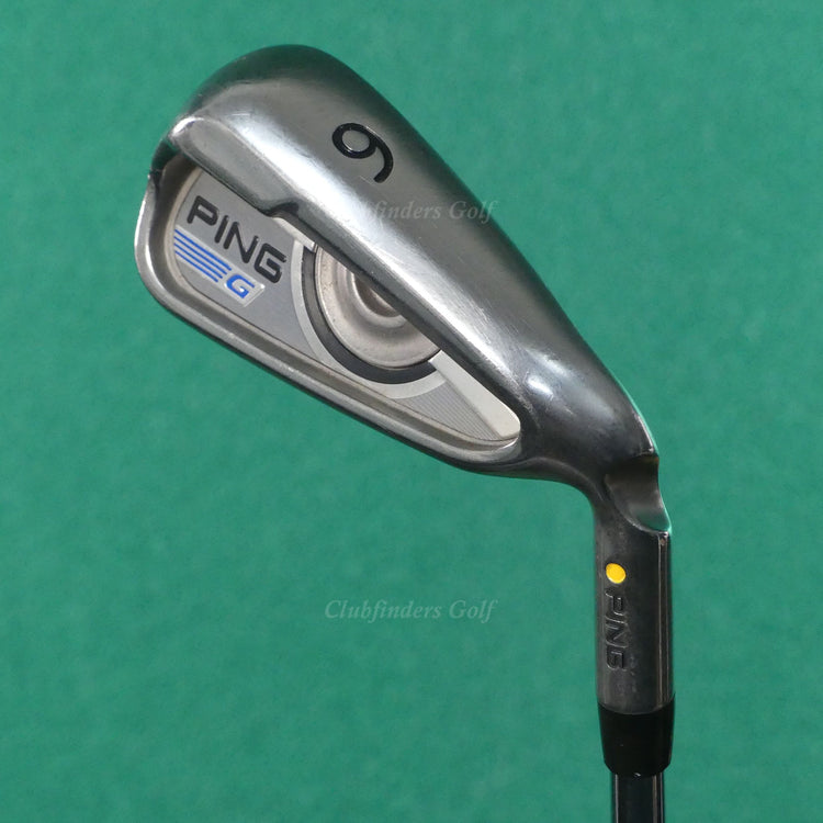 Ping G Series Yellow Dot Single 6 Iron Factory AWT 2.0 Steel Stiff