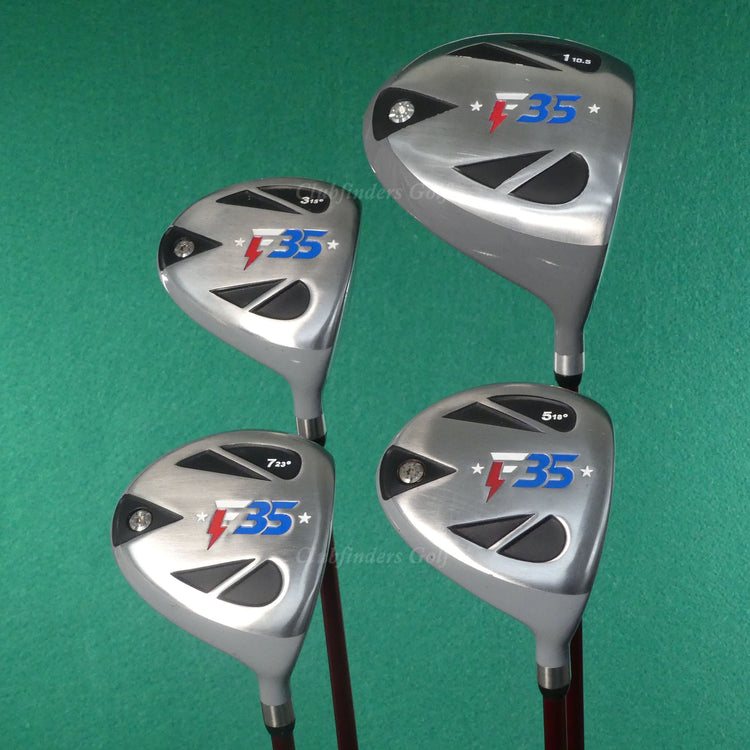 Patriot Golf F35 10.5° Driver, 3, 5 & 7 Woods AccuFlex Graphite Regular SET OF 4
