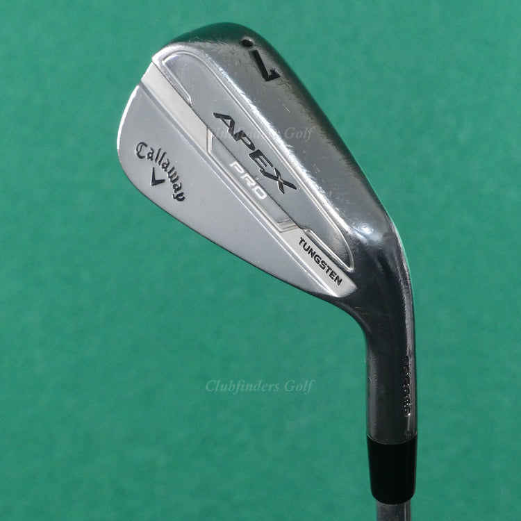 Callaway Apex Pro 2021 Forged Single 7 Iron Project X IO 6.0 110g Steel Stiff