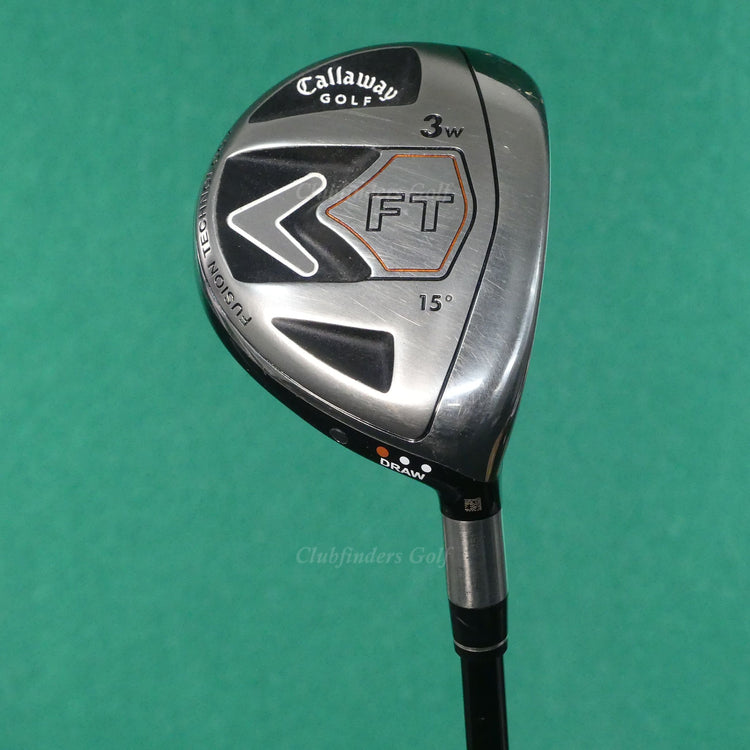 Callaway FT 2008 Draw Fairway 15° 3 Wood Fujikura Fit-On E 160 Graphite Stiff