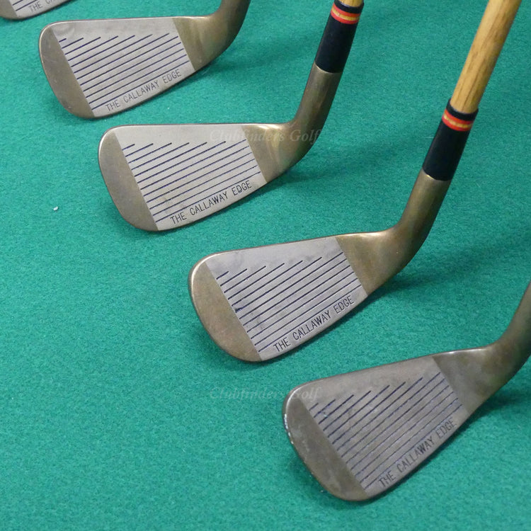 RARE Callaway 1987 Bob Bobby Jones Commemorative Copper 3-PW Iron Set *READ*