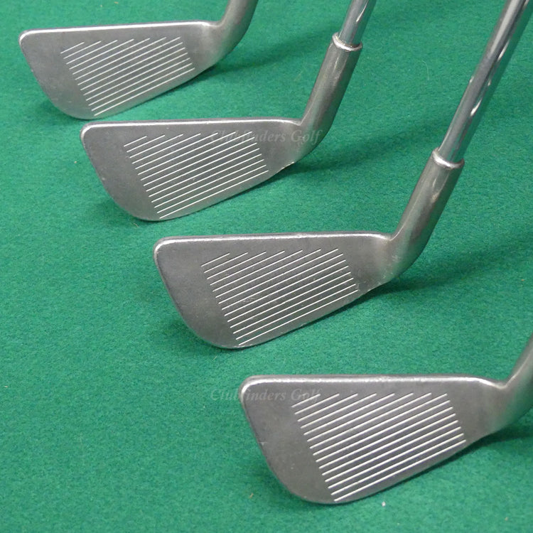 VINTAGE Ping Karsten I Black Dot 3-PW Iron Set Stepped Steel Stiff