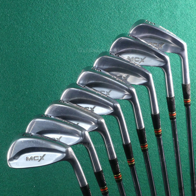 VINTAGE MacGregor 1982 MCX 3-10 Iron Set Factory Dual Action Steel Regular
