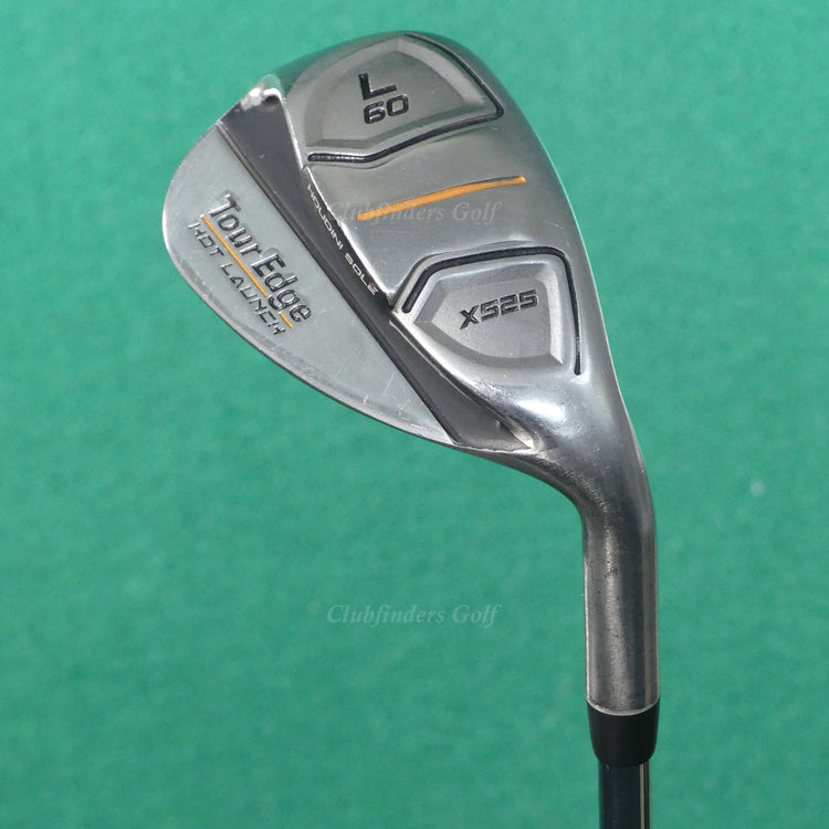 Tour Edge Hot Launch X525 60° LW Lob Wedge Dynamic Gold MID 115 S300 Steel Stiff