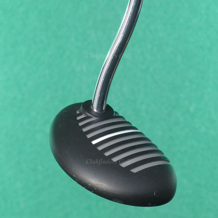 Ram Zebra Black Face Balanced Mallet Double-Bend 35.5" Putter Golf Club