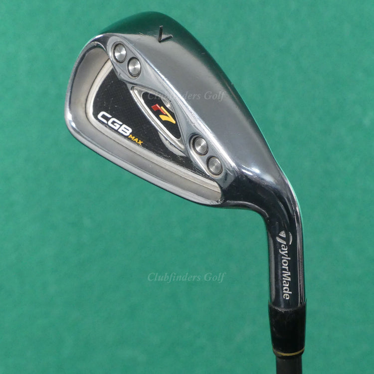TaylorMade r7 CGB MAX 2008 Single 7 Iron Aldila Synergy 50IR-A Graphite Seniors
