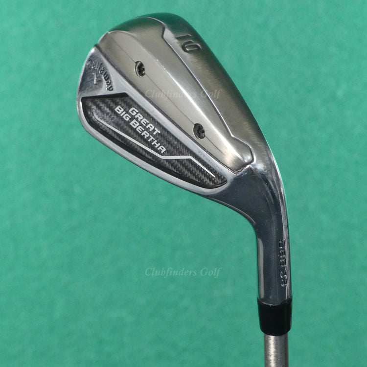 Callaway Great Big Bertha GBB 23 Single 9 Iron SteelFiber i80cw Graphite Regular