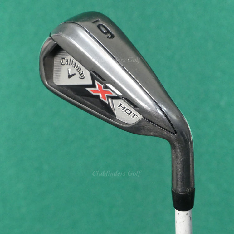 Callaway X-Hot N-14 Single 6 Iron Factory 60R Graphite Regular