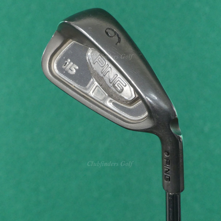 Ping i15 Black Dot Single 6 Iron KBS Tour Steel Stiff *READ*