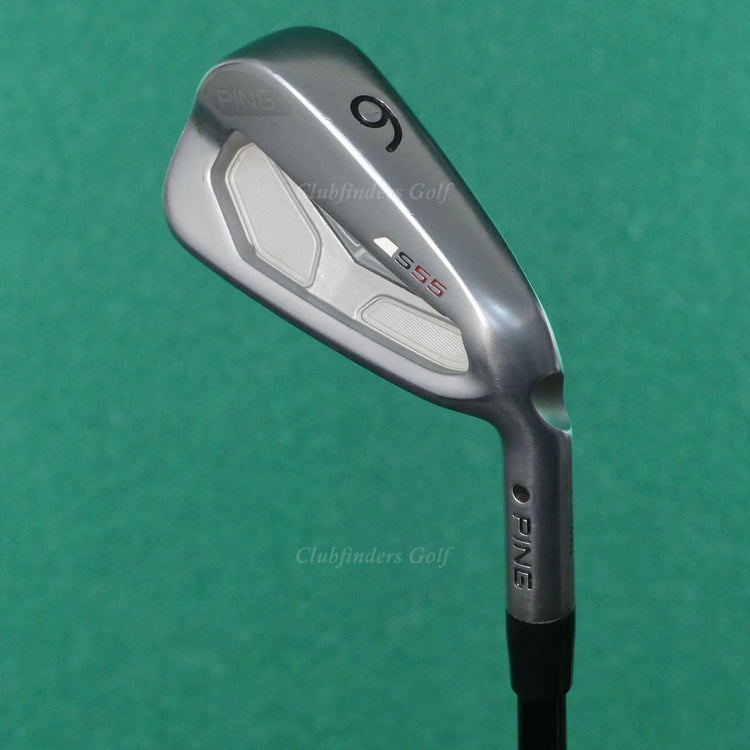 Ping S55 Black Dot Single 6 Iron KBS $-Taper 120 Steel Stiff