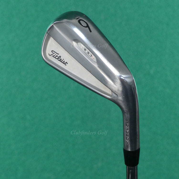 Titleist 2021 T100s Forged Single 6 Iron Project X Rifle 7.0 Steel Extra Stiff