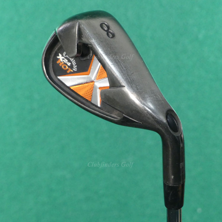 Callaway X-24 Hot Single 8 Iron Factory Steel Uniflex