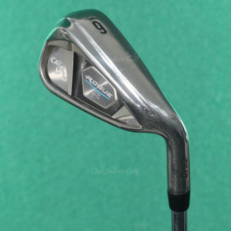 Callaway Rogue X CF18 Single 6 Iron True Temper XP 95 R300 Steel Regular