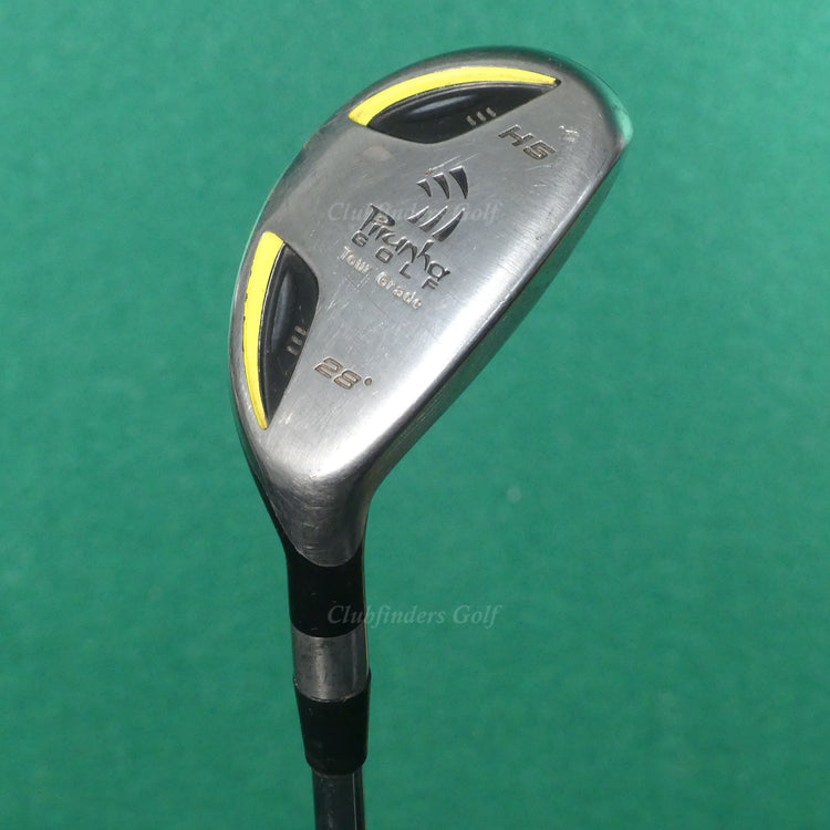 Piranha Golf Tour Grade 28° Hybrid 5 Iron Factory Steel Uniflex