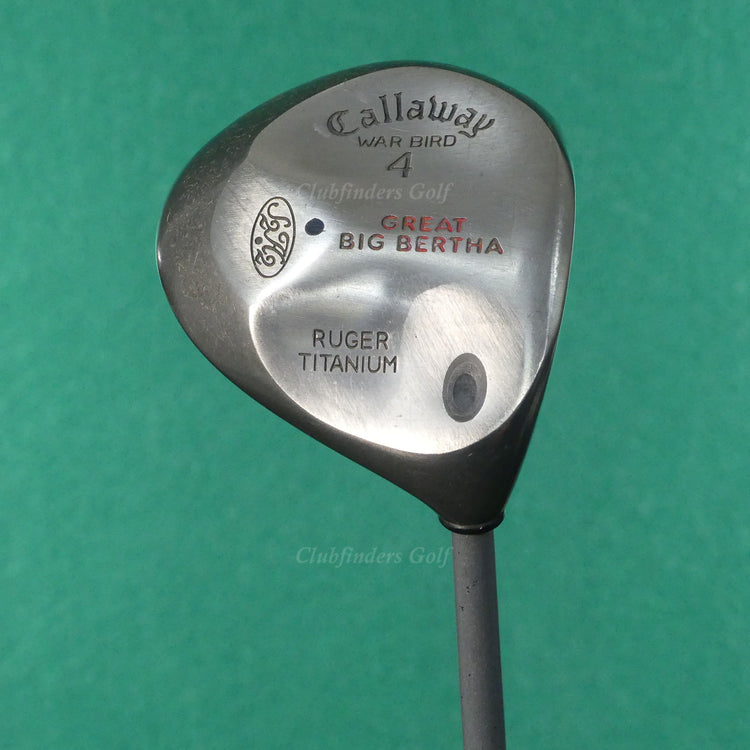 Callaway Great Big Bertha Warbird Ruger Titanium Fairway 4 Wood Graphite Light