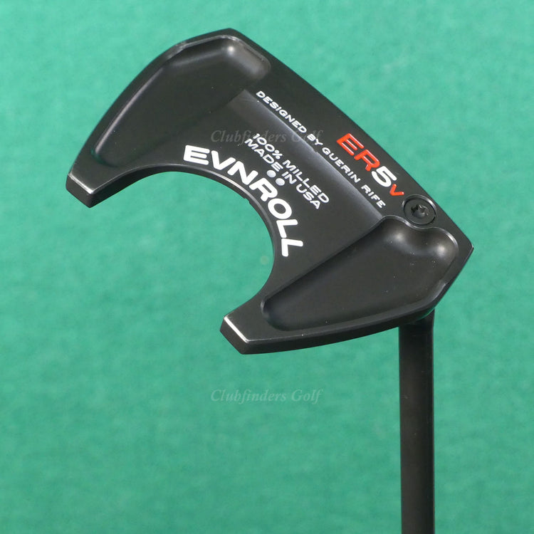 Guerin Rife EVNROLL Model ER5v Black Hatchback 33" Putter Golf Club w/ HC