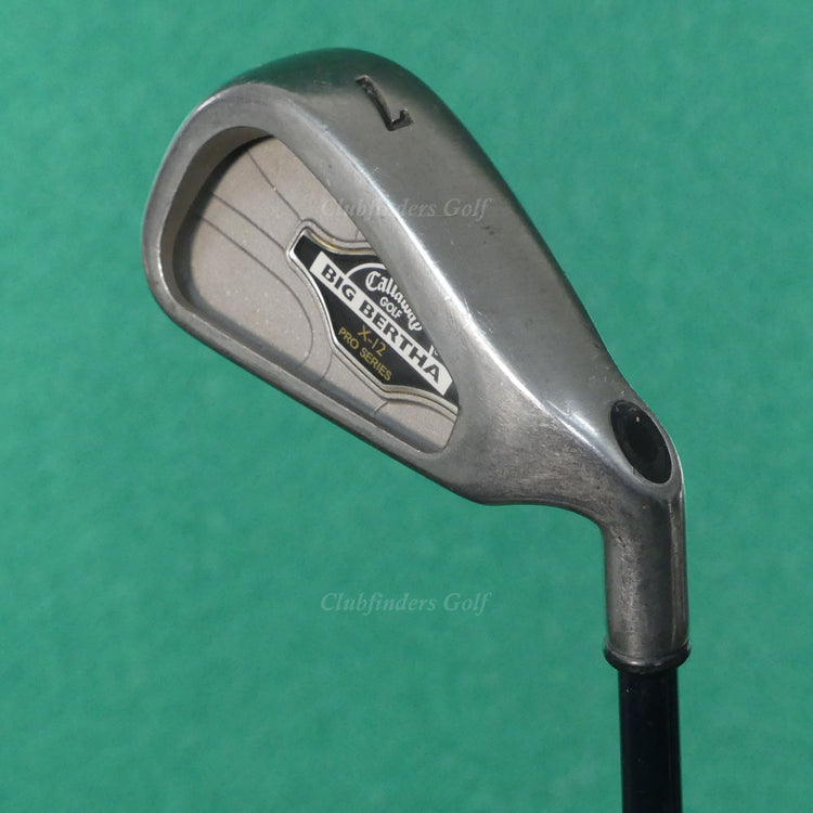 Callaway Big Bertha X-12 Pro Series Single 7 Iron Factory RCH 99 Graphite Firm